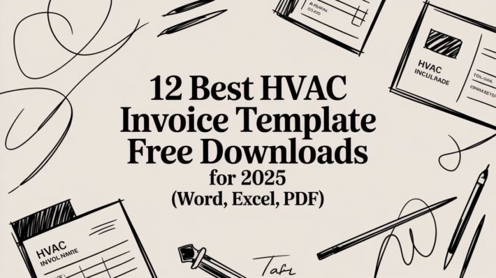 Best Field Management Software Tackon FSM 12 Best HVAC Invoice Template Free Downloads for 2025 (Word, Excel, PDF) | Tackon FSM