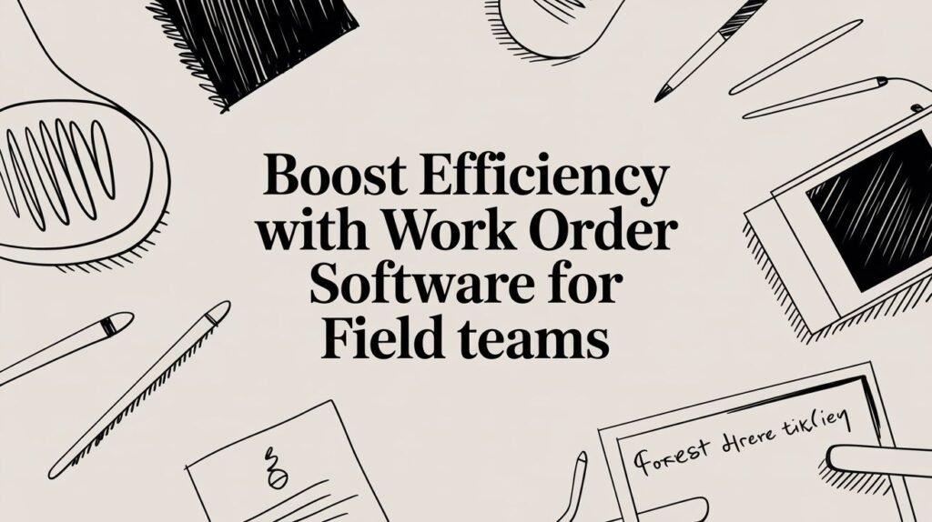 Best Field Management Software Tackon FSM Boost Efficiency with work order software for field teams | Tackon FSM