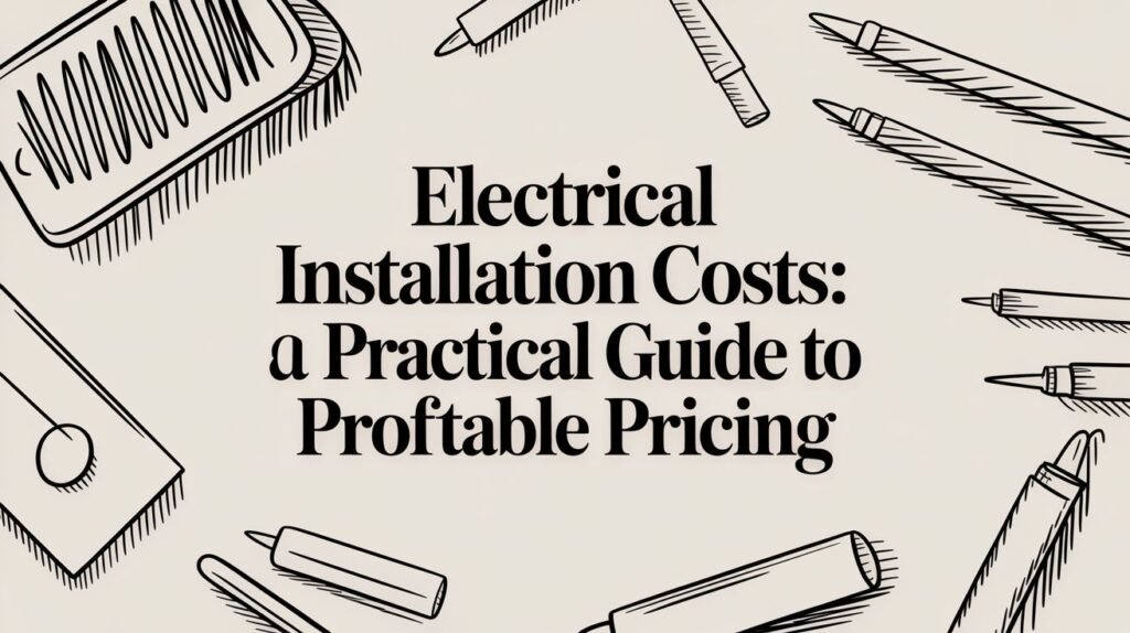 Best Field Management Software Tackon FSM Electrical installation costs: A Practical Guide to Profitable Pricing | Tackon FSM