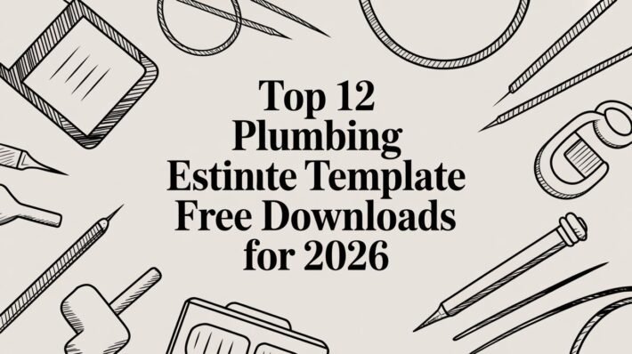 Best Field Management Software Tackon FSM Top 12 Plumbing Estimate Template Free Downloads for 2026 | Tackon FSM