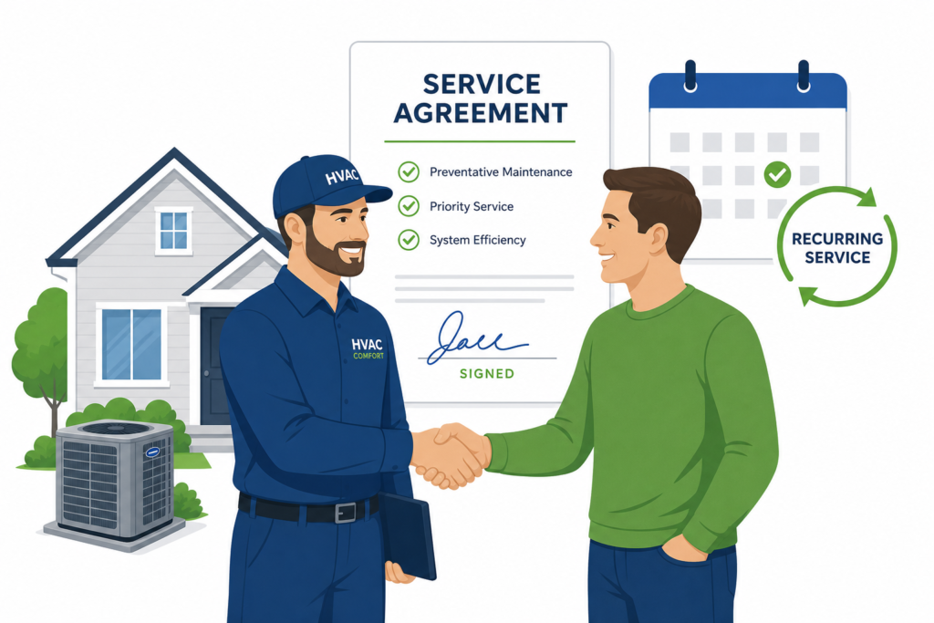 HVAC Service Agreement Templates: How to Build Recurring Revenue