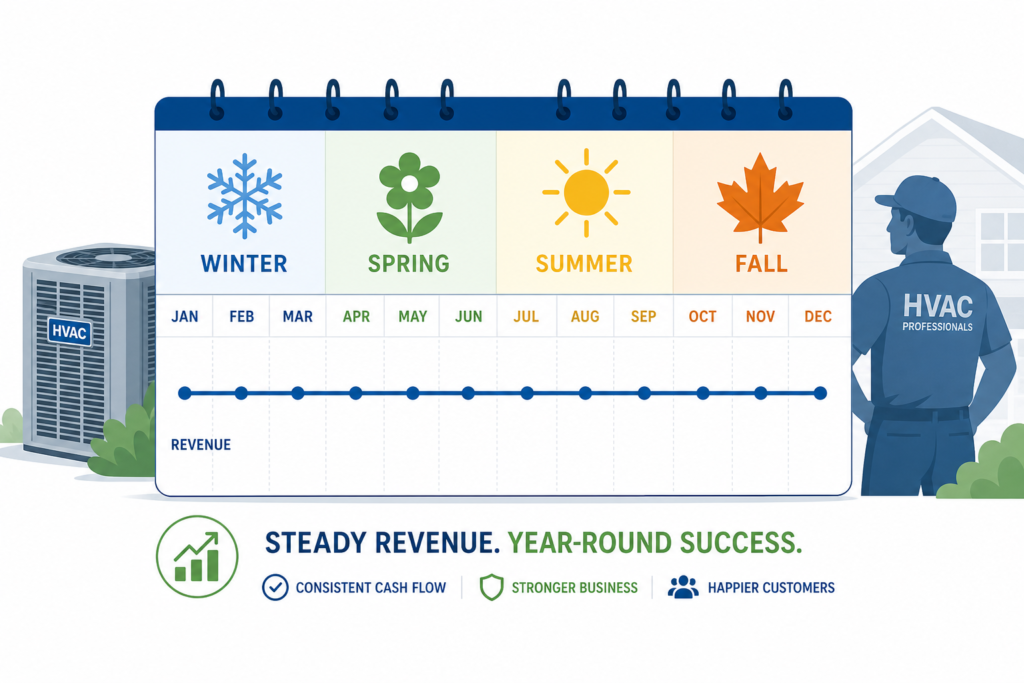 Seasonal Planning for HVAC Contractors: How to Stay Busy Year-Round